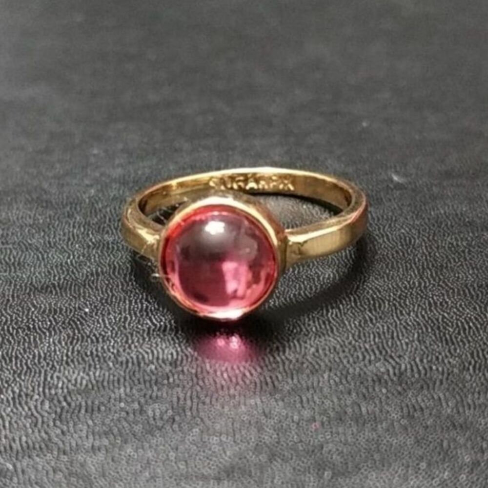 Sugarfix gold tone pink ring Size 7